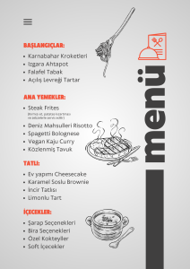 GET Yazılım - QR menü -Cafe